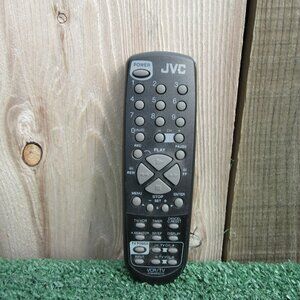 JVC VCR/TV Black Remote Control 076N0ES010